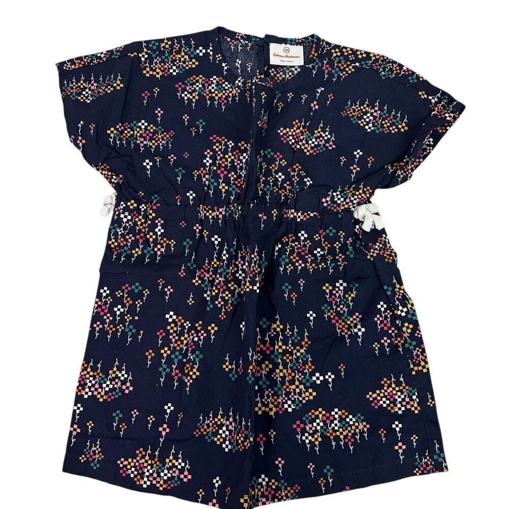 Hanna Andersson Girls Blue Tunic Dress size 4